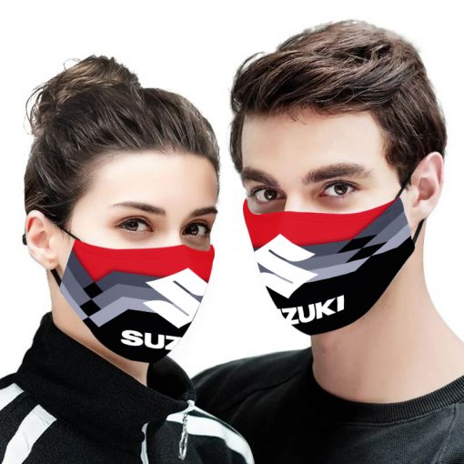 Suzuki car logo full printing face mask 1