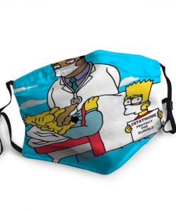 The simpsons protect the elderly anti-dust face mask 1