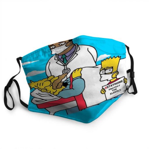 The simpsons protect the elderly anti-dust face mask 1
