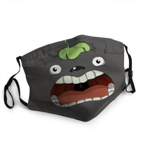 Totoro funny face anti-dust cotton face mask 1