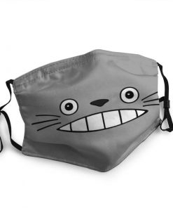 Totoro happy face anti-dust cotton face mask 1