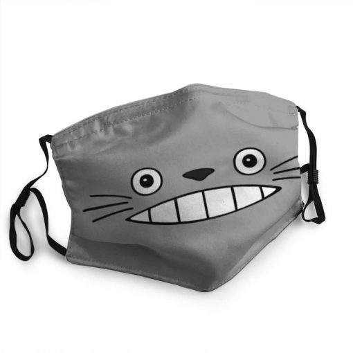 Totoro happy face anti-dust cotton face mask 2