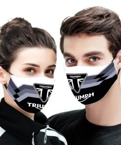 Triumph logo full printing face mask 1
