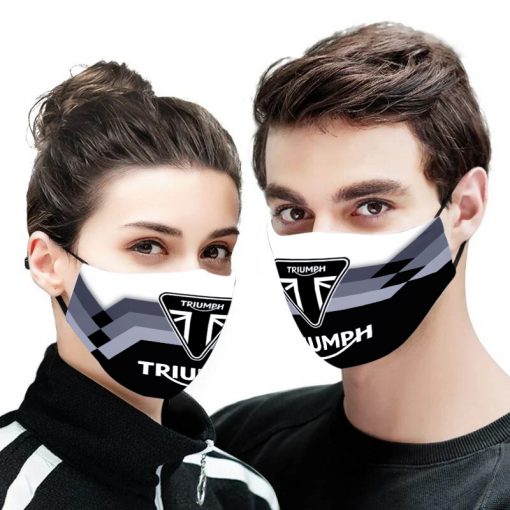 Triumph logo full printing face mask 1