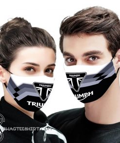 Triumph logo full printing face mask