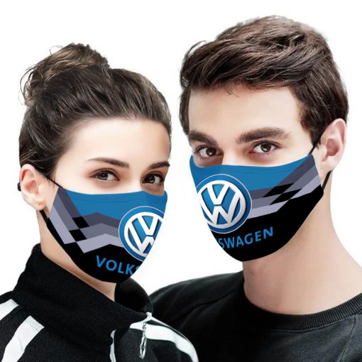 Volkswagen logo full printing face mask 1