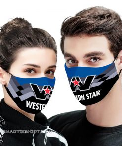 Western star trucks logo full printing face mask