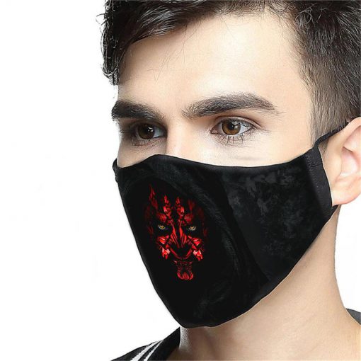 star wars darth maul anti-dust cotton face mask 2