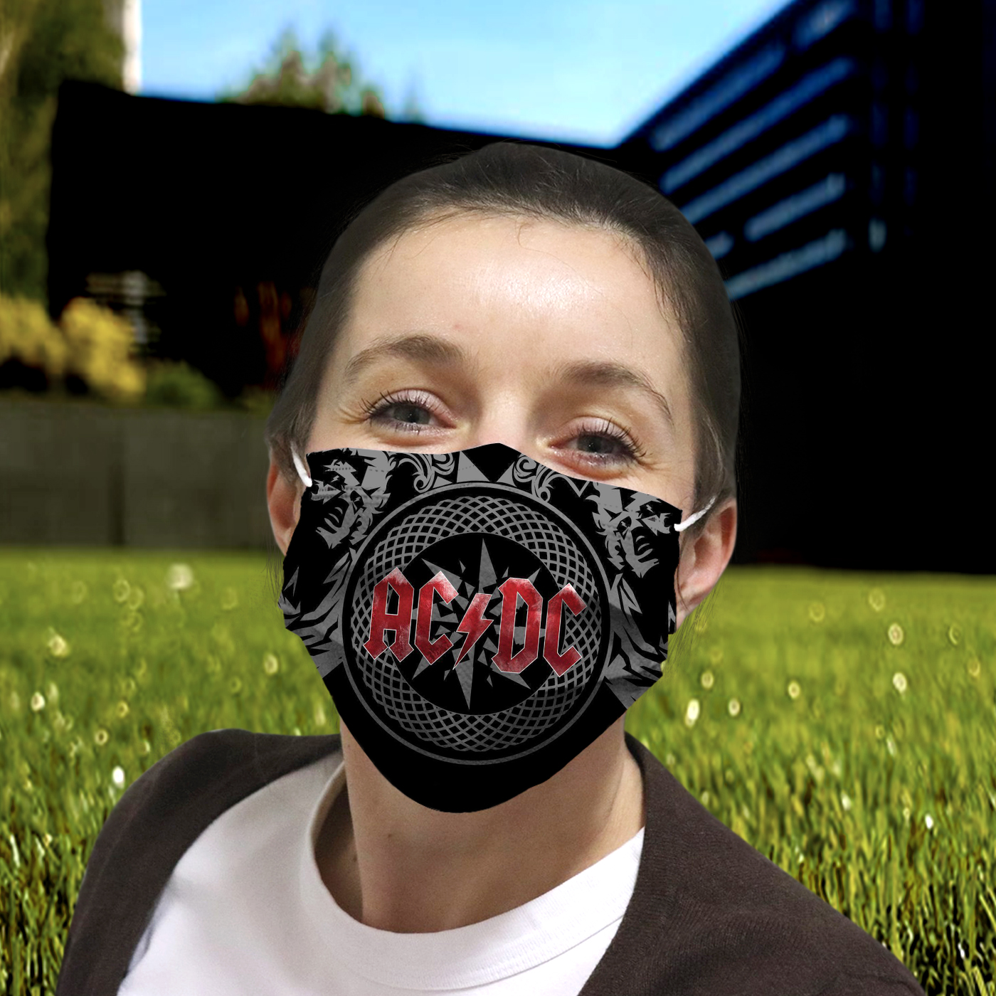 ACDC rock band anti-dust cotton face mask 1