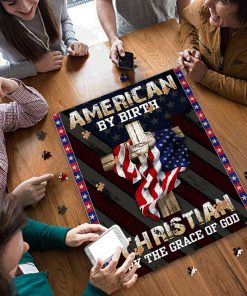 American by birth christian by the grace of God jigsaw puzzle 4