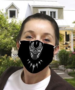 Black panther anti-dust cotton face mask 1