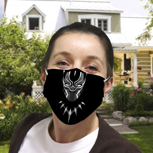 Black panther anti-dust cotton face mask 3