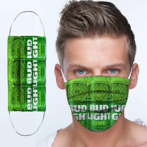 Bud light lime anti-dust cotton face mask 1