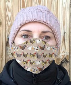 Counting hens counting chickens anti-dust cotton face mask 1