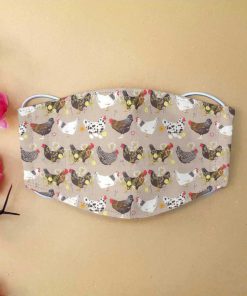 Counting hens counting chickens anti-dust cotton face mask 3