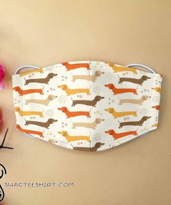 Dachshund collection anti-dust cotton face mask