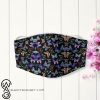 Dancing butterfly night anti-dust cotton face mask