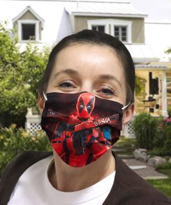 Deadpool gun anti-dust cotton face mask 1
