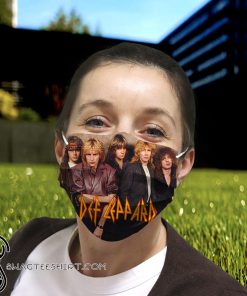 Def leppard rock band anti-dust cotton face mask