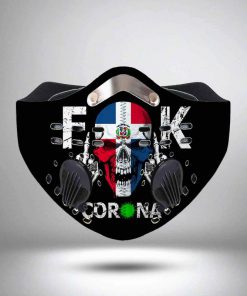 Dominican republic fuck coronavirus filter activated carbon face mask 1