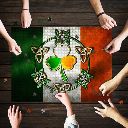 Irish flag st patrick's day jigsaw puzzle 1