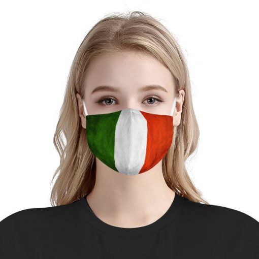 Italy flag anti-dust cotton face mask 1