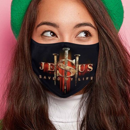 Jesus saved my life anti-dust cotton face mask 1