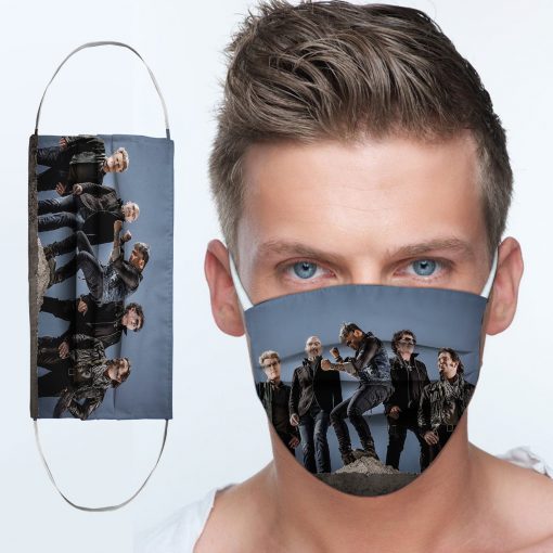 Journey rock band anti-dust cotton face mask 1