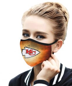 Kansas city chiefs american football anti-dust cotton face mask 4