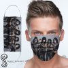 Kiss rock band anti-dust cotton face mask
