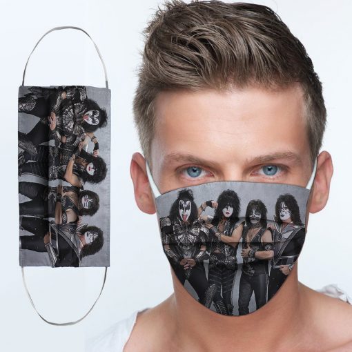 Kiss rock band anti-dust cotton face mask 4