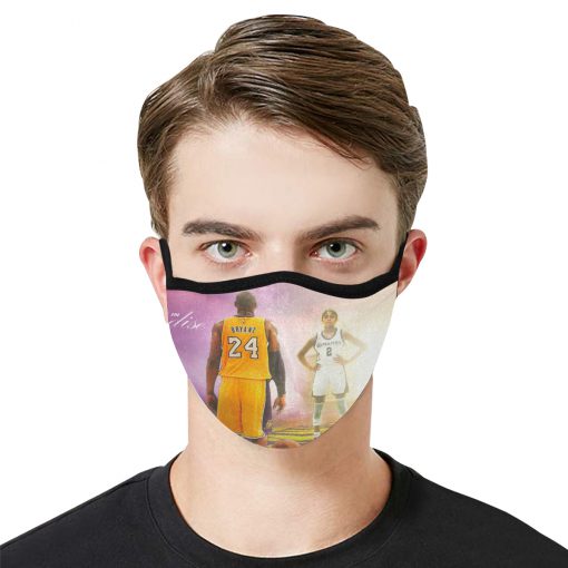 Kobe bryant and gigi daughter anti-dust cotton face mask 1