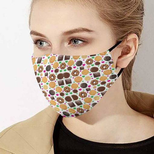 Love cookie girl anti-dust cotton face mask 1