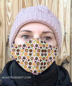 Love cookie girl anti-dust cotton face mask