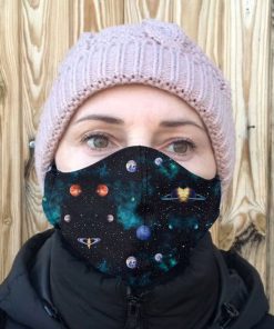Love galaxy anti-dust cotton face mask 2