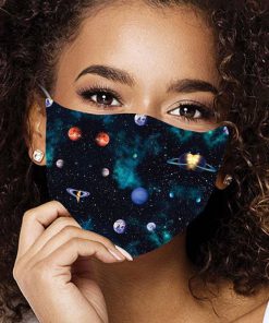 Love galaxy anti-dust cotton face mask 4