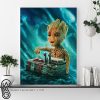 Marvel baby groot button jigsaw puzzle