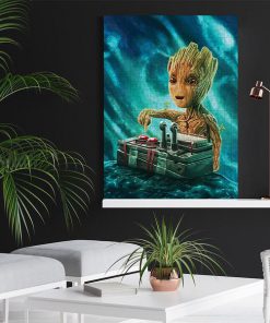 Marvel baby groot button jigsaw puzzle 2