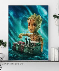 Marvel baby groot button jigsaw puzzle