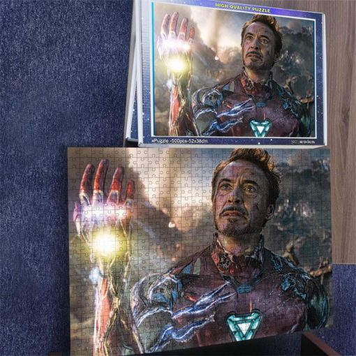 Marvel's avengers endgame i am iron man jigsaw puzzle 3