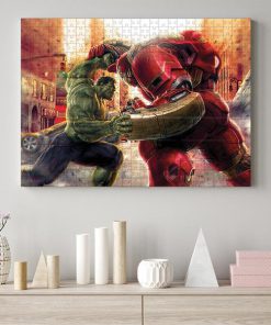 Marvel's avengers hulk vs hulkbuster iron man jigsaw puzzle 2