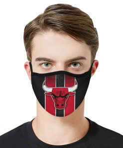 National basketball association chicago bulls cotton face mask 4
