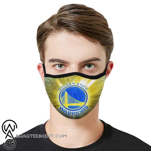 National basketball association golden state warriors face mask