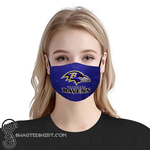 National football league baltimore ravens face mask