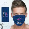 National football league buffalo bills team cotton face mask