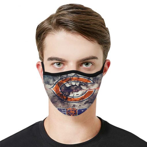 National football league chicago bears face mask 2