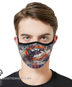 National football league chicago bears face mask