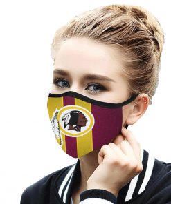 National football league washington redskins team cotton face mask 3