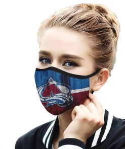 National hockey league colorado avalanche face mask 4