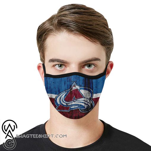 National hockey league colorado avalanche face mask